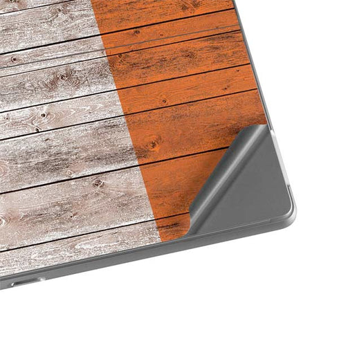 Ireland Flag Dark Wood Surface Pro 8 Skin